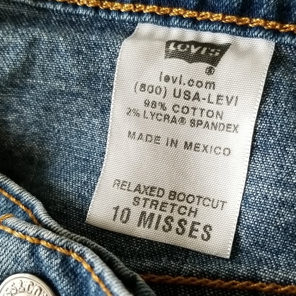 Levi's 550 Relaxed Boot Cut Stretch Jeans - Picture 5 of 5